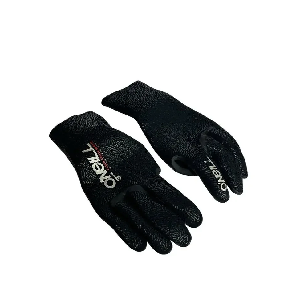 O’Neill 3mm Fluid Seam Weld Neoprene Surf Diving Gloves Men’s Size S Black